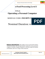 Operate A Personal Computer PDF