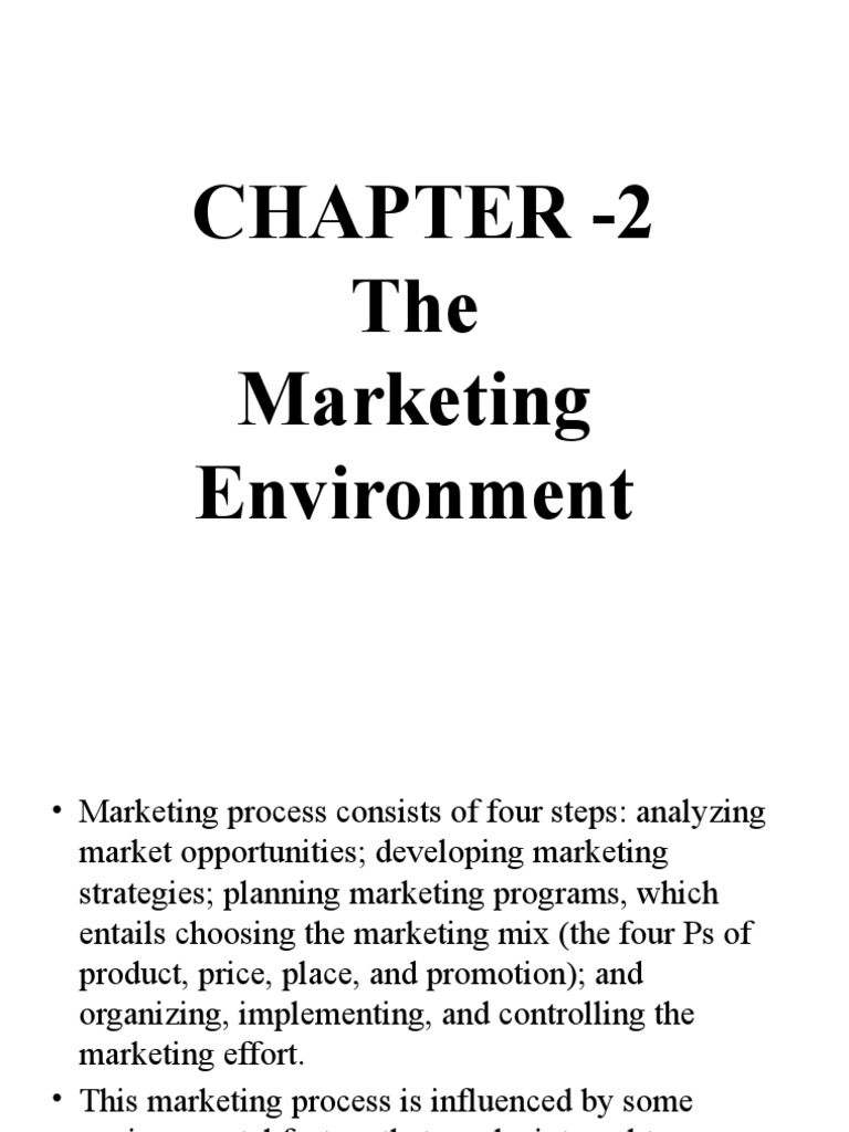 Understanding Marketing Environments Pdf Marketing Business