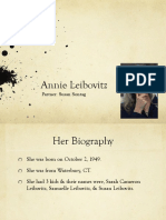 Powerpoint of Annie Leibovitz