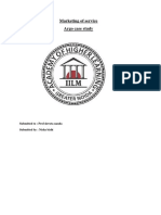 Marketing of Service Argo Case Study: Submitted To: Prof Shweta Nanda Submitted By: Nisha Bisht