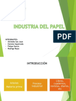 Trabajo Industria Del Papel - Procesos de Fabricación