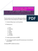 Utilitaire Javascript Des RDVs Et Autres Délais