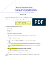 Resolution Equation Differentielle 2eme Ordre