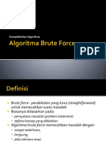2 - Kompleksitas Algoritma (Brute-Force)