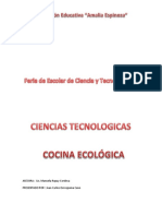 Feria de Ciencias 2018 Cocina Ecologica