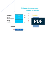 Calculo de Consumo