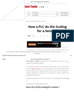 How a PLC Do the Scaling for a Sensor _ Scaling in PLC