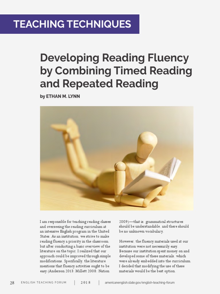 Developing Reading Fluency | Download Free PDF | Reading (Process ...