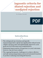 Revised Diagnostic Criteria For T Cell-Mediated Rejection and Antibody Mediated Rejection