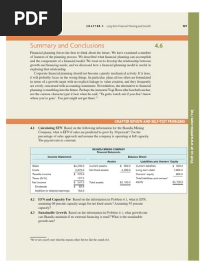 Financial Planning