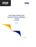 Download Visa Smart Debit Credit Acquirer Device Validation Toolkit by ayanthak SN40820140 doc pdf