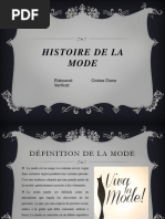 Histoire de La Mode