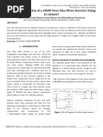 Design and Simulation of A 100W Pure Sin