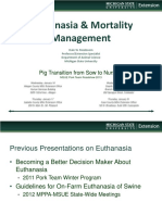 Euthanasia Mortality Management 2013