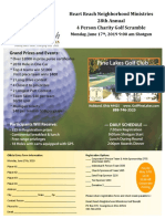 Golf Scramble Flier 2019