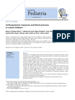 Anthropometric Measures and Blood Pressure in School Children