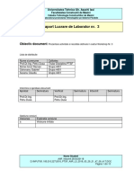 Raport Lucrare de Laborator Nr. 3: Obiectiv Document