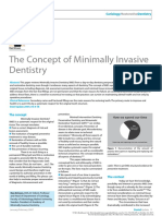 The Concept of Minimally Invasive Dentistry (Ericson)