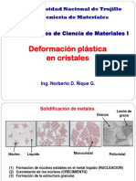 3. Deformacion Plastica en Cristales Metalicos 2015