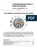 Alimentos sagrados nas principais religiões brasileiras