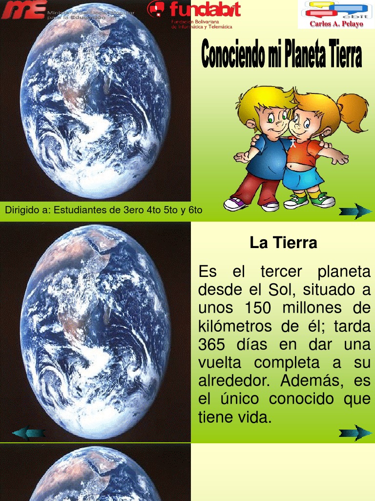 Conociendo el Planeta Tierra para Niños | PDF