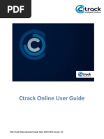 Ctrack Online User Guide v1.0