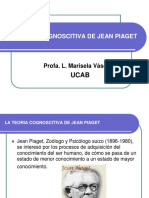 Teoría Cognoscitiva de Jean Piaget Ucab