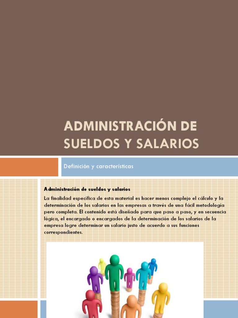 Administración de Sueldos y Salarios | PDF | Salario | Derecho laboral