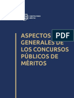 Cartilla 001 Aspectos Generales de Los Concursos Publicos de Meritos v1