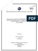 Status and Potential of Offshore Resources in Sri Lanka