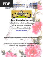 Download Intercourse and Islam by Engr Khandaker Marsus SN40823743 doc pdf
