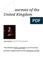 Poet Laureate of the United Kingdom - Wikipedia