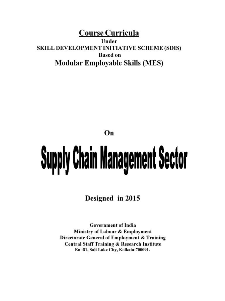 Diploma in Logistics & Supply Chain Management | PDF | Procurement ...
