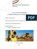 Informe de Diferentes Levantamiento Topografico