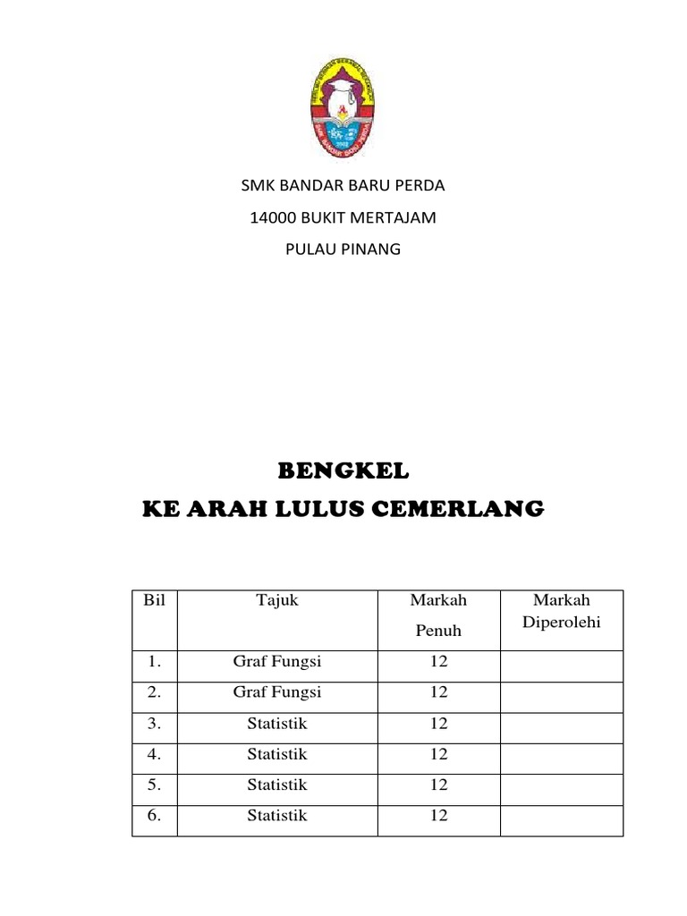 Latih Tubi Math f5 | PDF