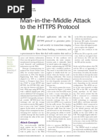 Man-In-The-Middle Attack To The Https Protocol: Basic Training