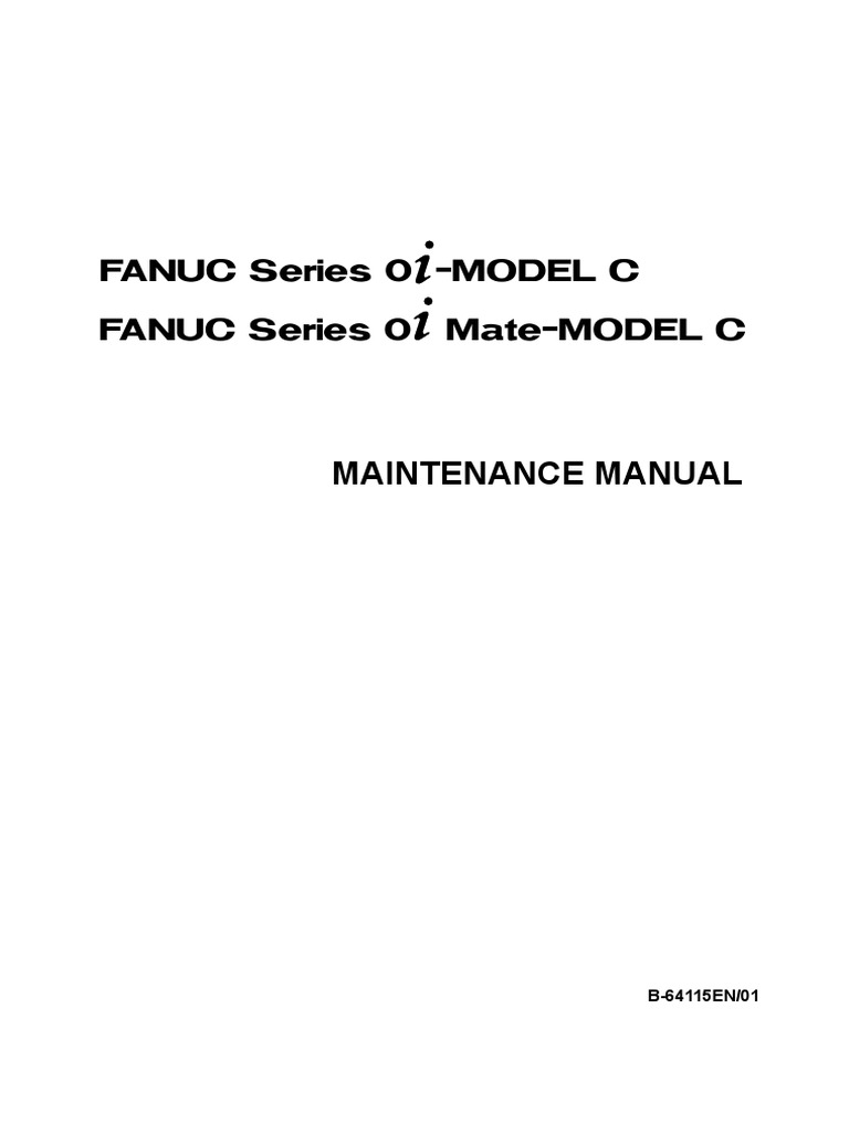 Manual Fanuc 0i Maintenance Pdf Numerical Control C Programming Language