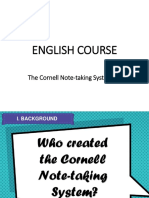 The Cornell Note-Taking System Presentation