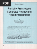 Partially Prestressed Concrete - Review and Recommendations PDF