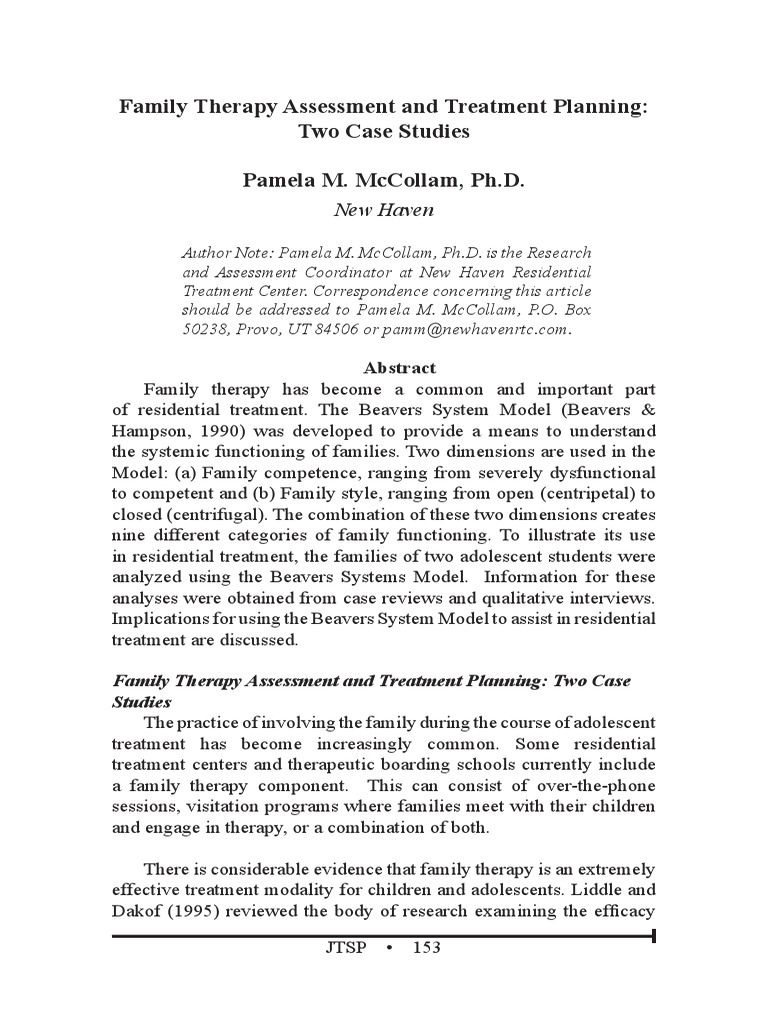 example of family case study in community pdf