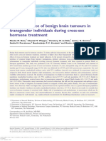 The Occurrence of Benign Brain Tumours in Transgender Individuals During Cross-Sex Hormone Treatment