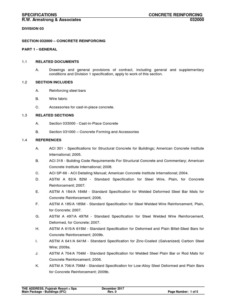 Concrete Reinforcing IFC PDF | PDF | Building Technology | Civil ...