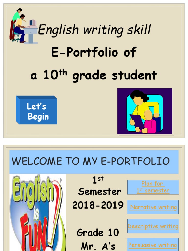 Grade 10 English E Portfolio 2018 19 Pdf