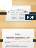 Minnesota Multhiphasic Personality Inventory (MMPI)