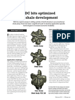 PDC Drill Bits Optimized For Shale Development