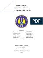 Laporan Praktik Sistem Pemindah Tenaga "Mekanisme Penggerak Kopling"