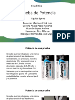 Prueba de Potencia