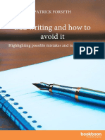 Bad Writing and How To Avoid