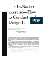 The in-Basket Exercise - How to Conductand Design It (1)