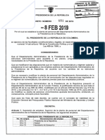 Decreto 181 Del 08 de Febrero de 2019 PDF